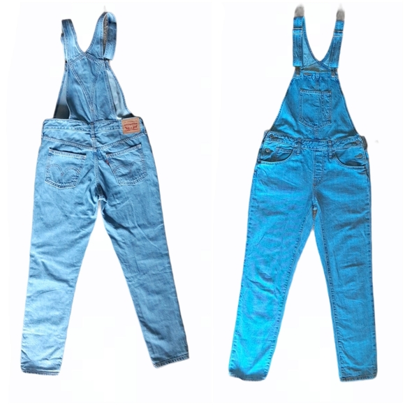 Levi's Cotton Women Overall Size Small Light Blue - Picture 3 of 16